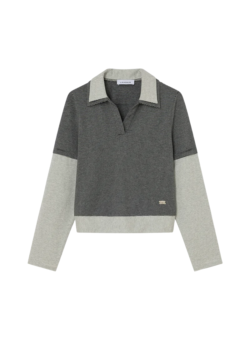 Camiseta Polo Candace Striped