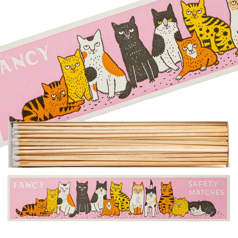 Fancy Cat Safety Matches