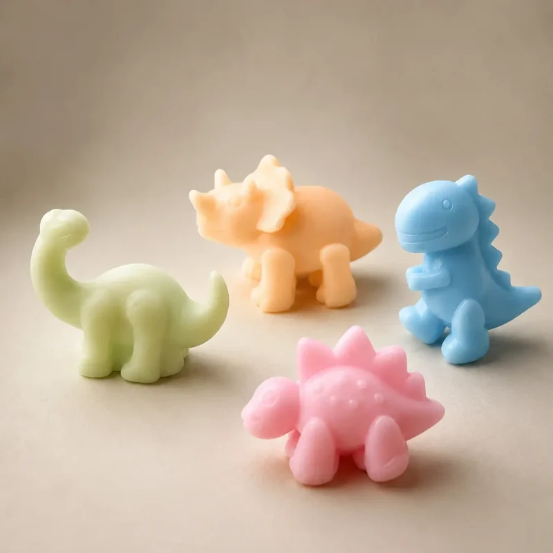 Dinosaurios x6 (molde de silicona)