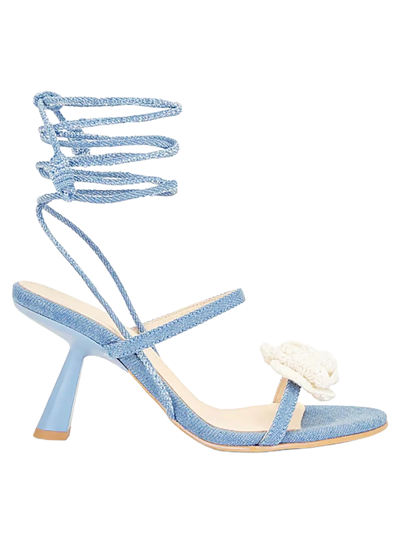 Sandalias De Tacón Kendra Bloom Denim