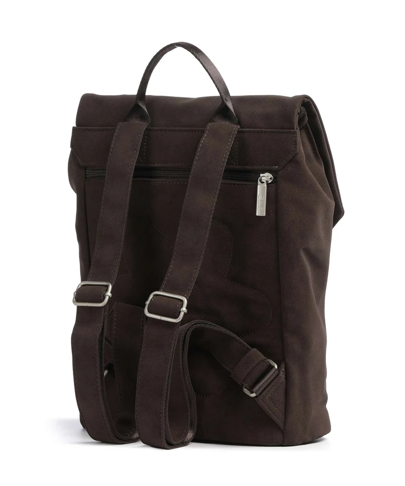 Zwei Mademoiselle.M MR8 Mochila nubuk/espresso