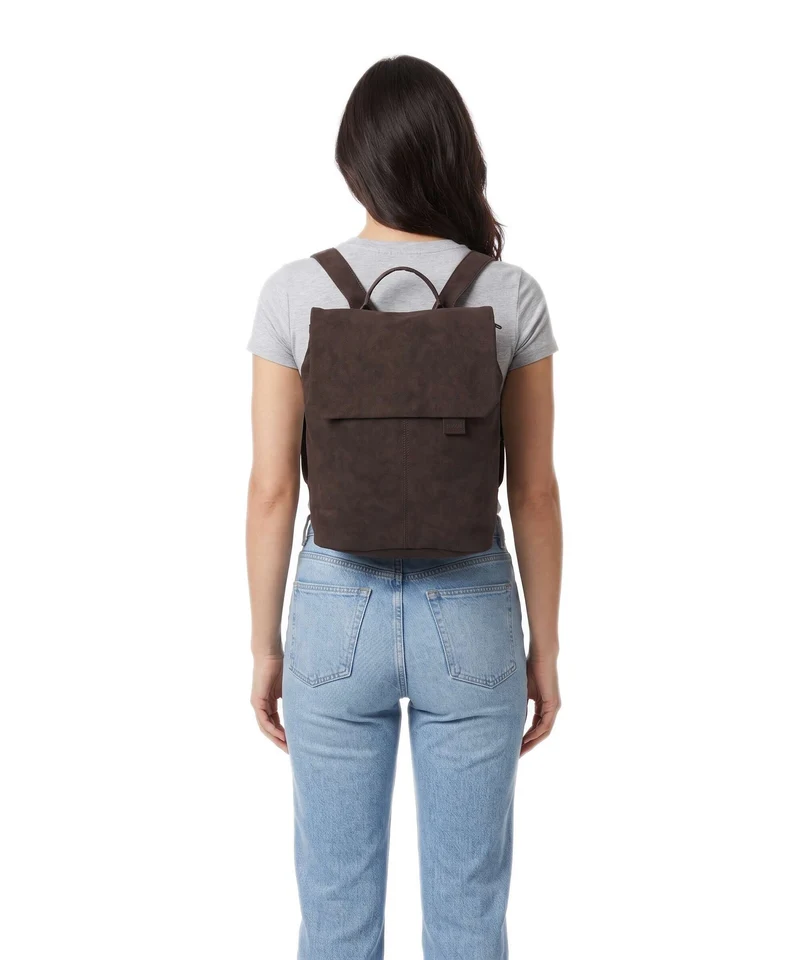 Zwei Mademoiselle.M MR8 Mochila nubuk/espresso