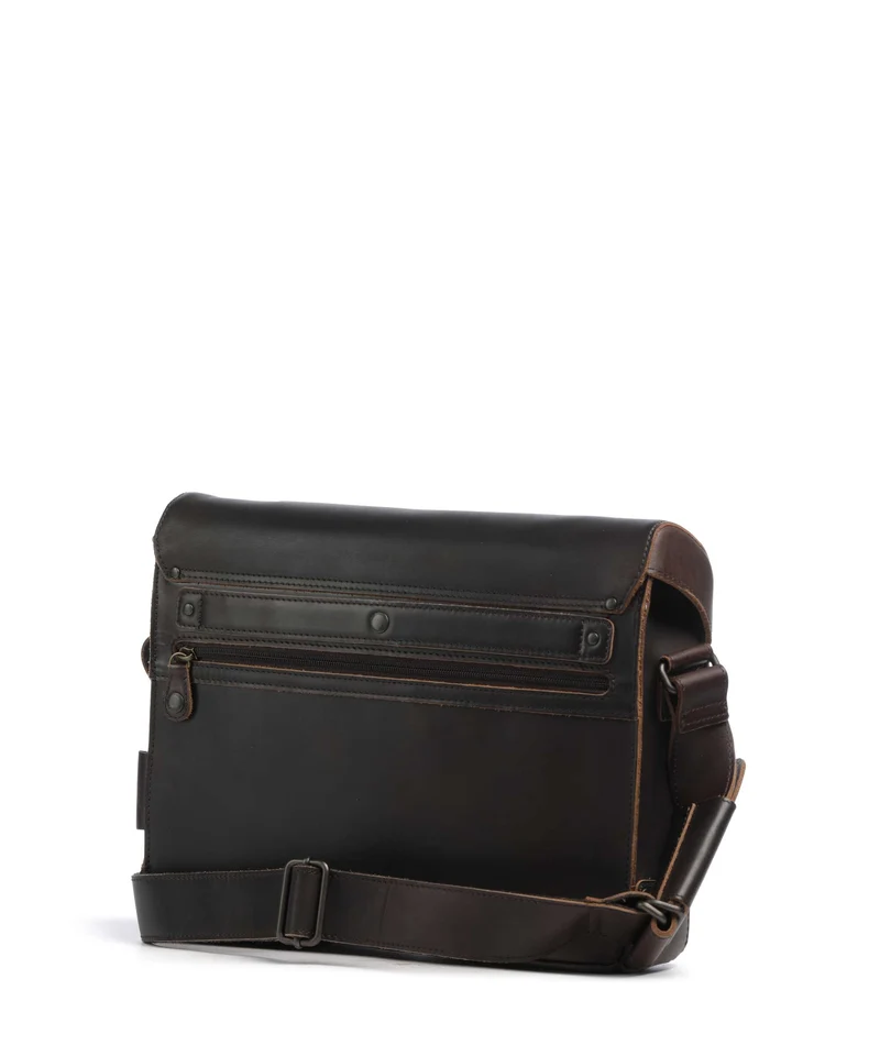 Aunts & Uncles Heritage Judd Bolso de mensajero dark brown