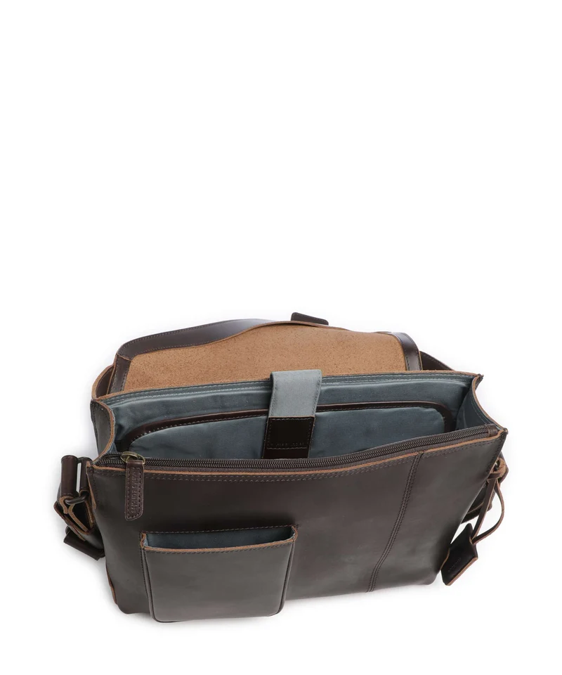 Aunts & Uncles Heritage Judd Bolso de mensajero dark brown