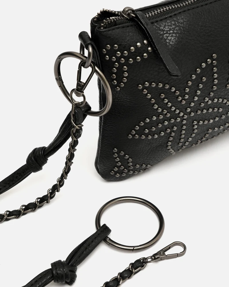 Tachitu bolso de hombro e bandolera pequeño con detalles metálicos