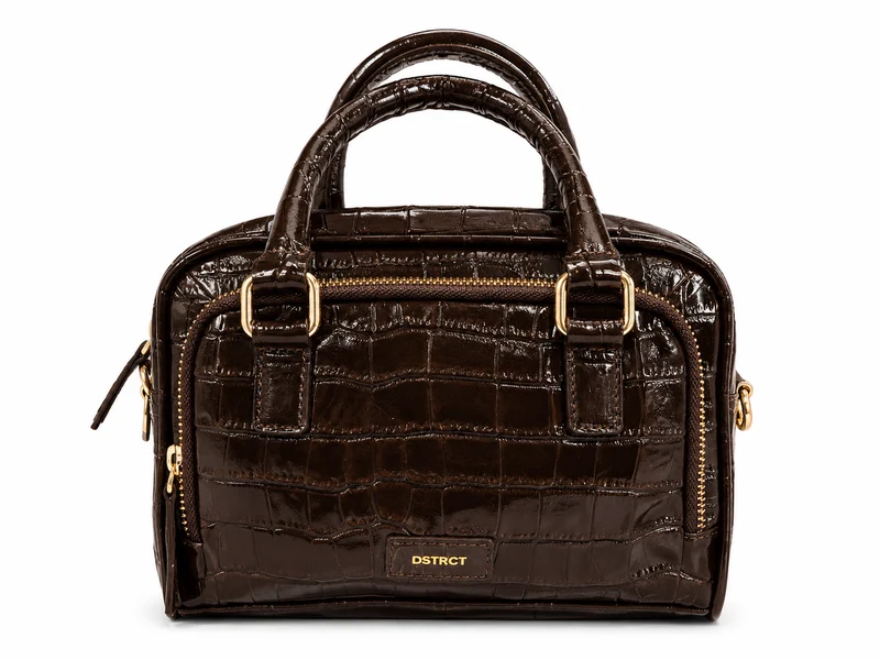 DSTRCT Leren Croco Hand-Schoudertas 033330