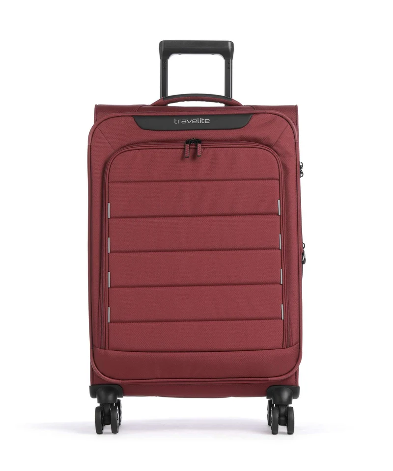 Travelite Skaii Maleta con 4 ruedas red