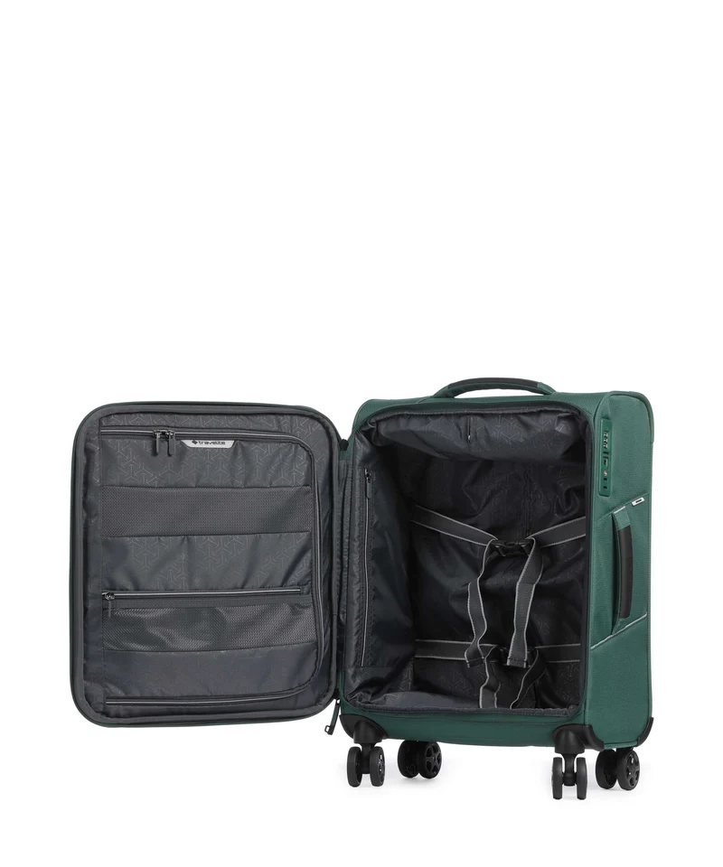 Travelite Skaii Maleta con 4 ruedas green