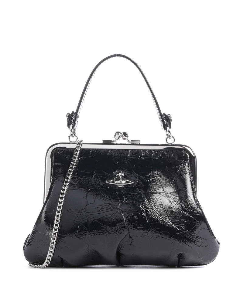Vivienne Westwood Granny Frame Naplak Bolso de mano black