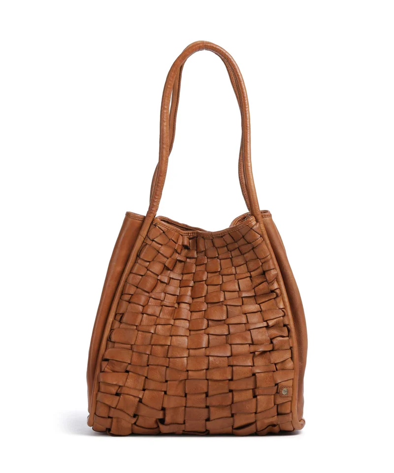 Depeche Warsaw Bolsa shopping vintage cognac