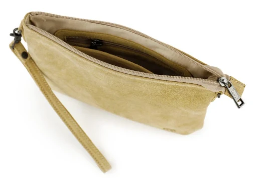 Bear Design Suède Leren Clutch/Schoudertasje Julie SU1715