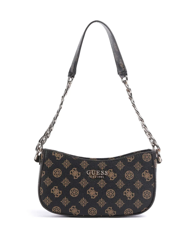 Guess Evelune Bolso de hombro mocha logo