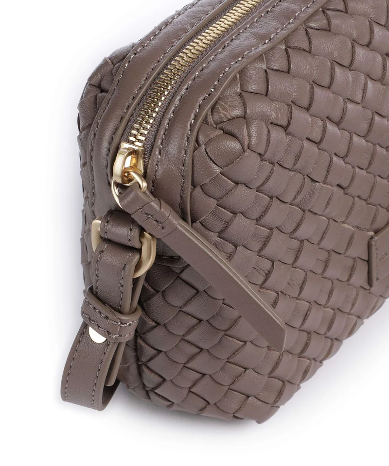 Les Visionnaires Lynn Weave Silky Bandolera taupe brown