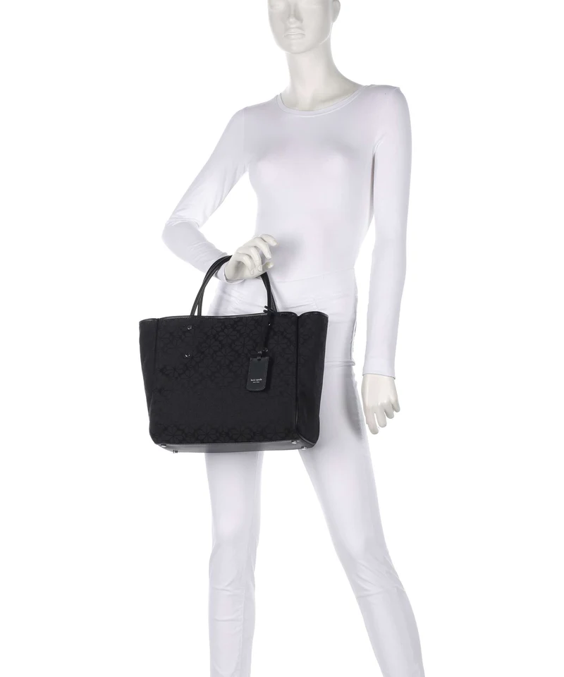 Kate Spade New York Spade Flower Jacquard Bolso de mano black/multicolour
