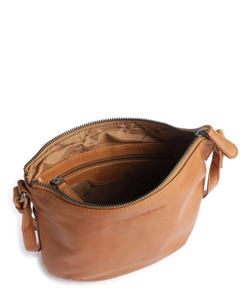 The Chesterfield Brand Wax Pull Up Cow Redding Bandolera cognac