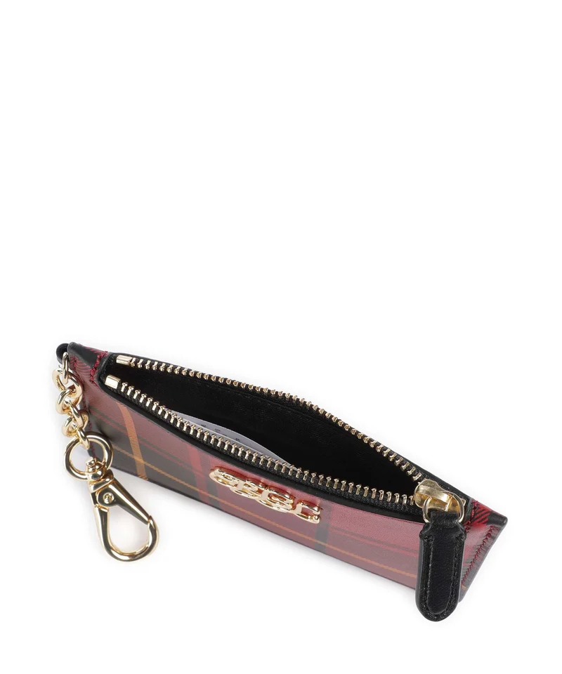 Lauren Ralph Lauren Small Tarjetero holiday tartan/black