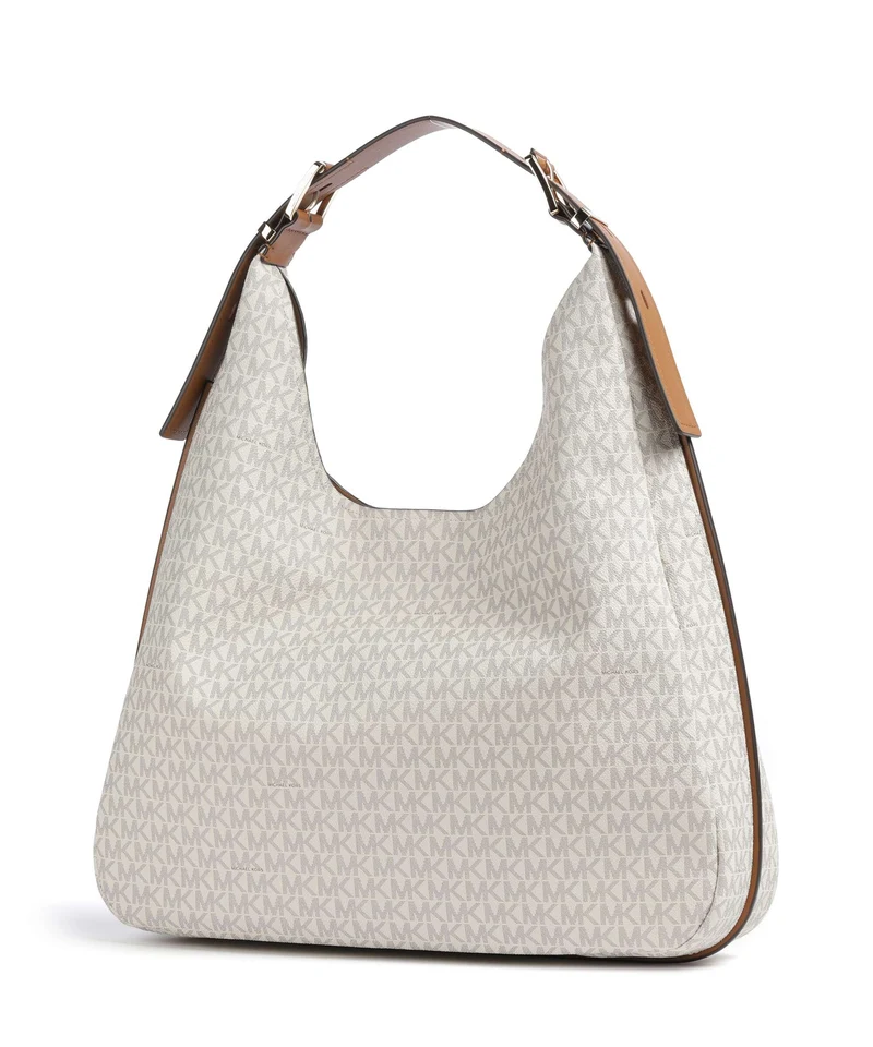 Michael Kors Nolita Large Bolso de hobo vanilla/acorn
