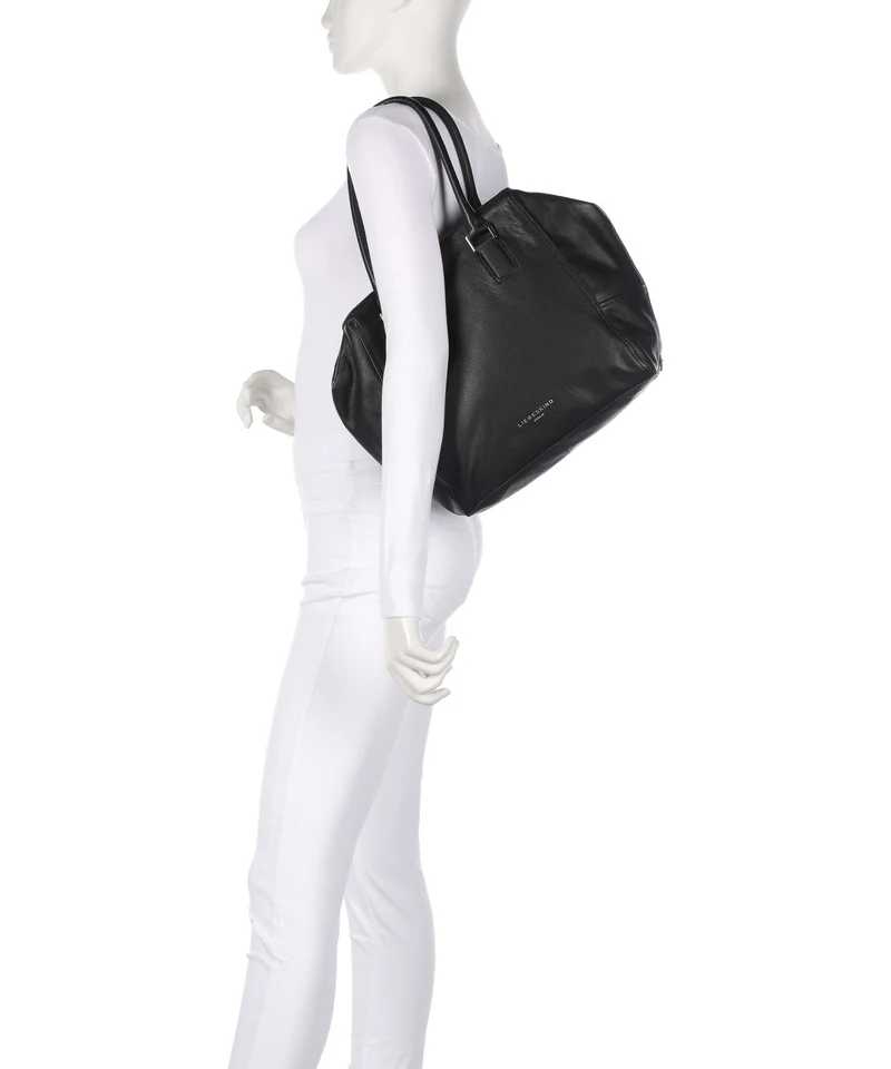 Liebeskind Kayla Archive 3D Leather Bolsa shopping black