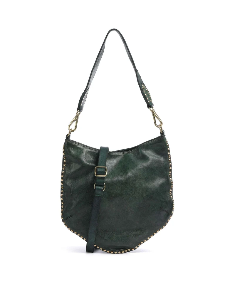 Campomaggi Bolso de hobo green bottle