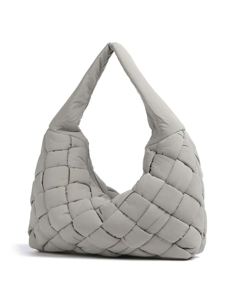 Liebeskind Bo Weaved Nylon L Bolso de hobo neutral grey