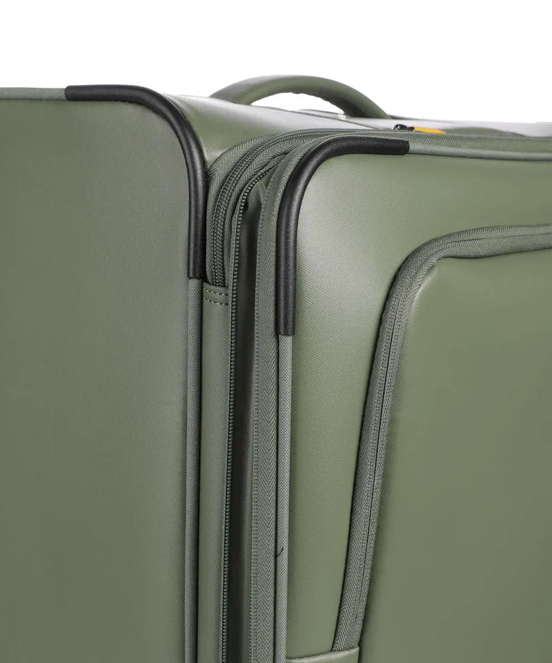 Mandarina Duck Eco Coated Maleta con 4 ruedas pine green