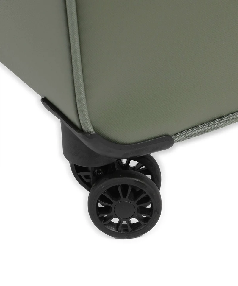 Mandarina Duck Eco Coated Maleta con 4 ruedas pine green