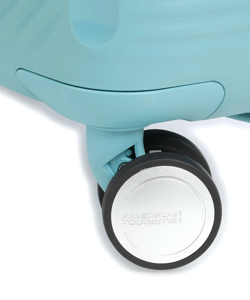 American Tourister Soundbox Maleta con 4 ruedas turquoise tonic
