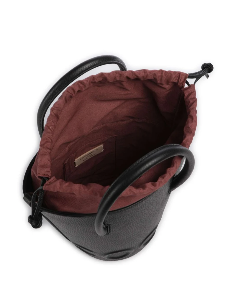 Coccinelle Myrtha Maxi Logo Bucket bolso de mano noir