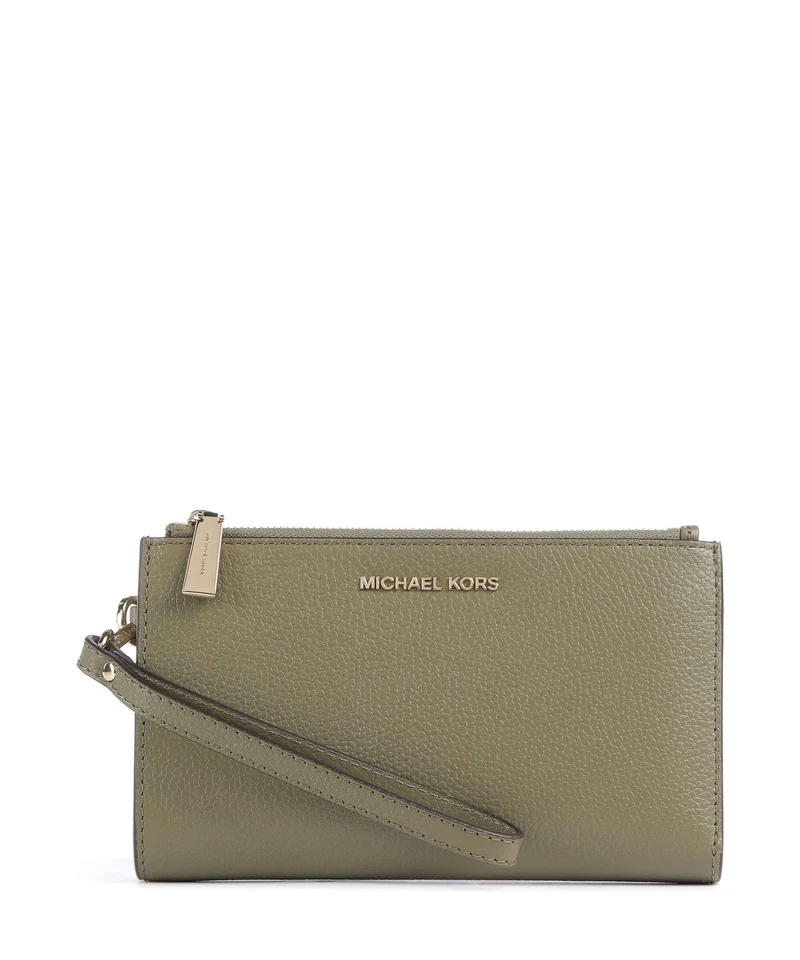 Michael Kors Jet Set Monedero safari green