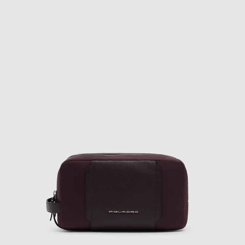 Beauty case in tessuto riciclato