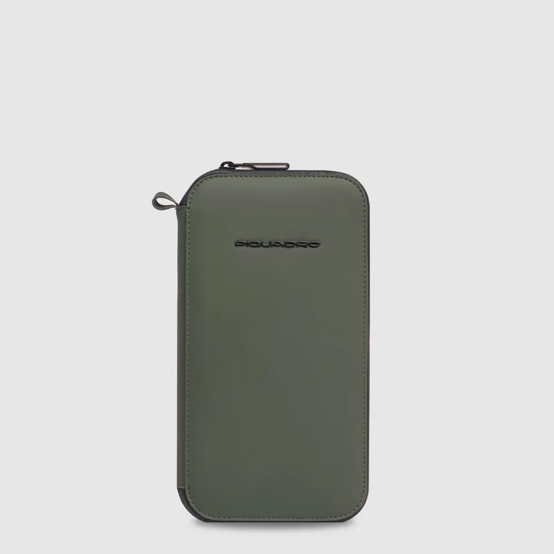 Porta passaporto con zip