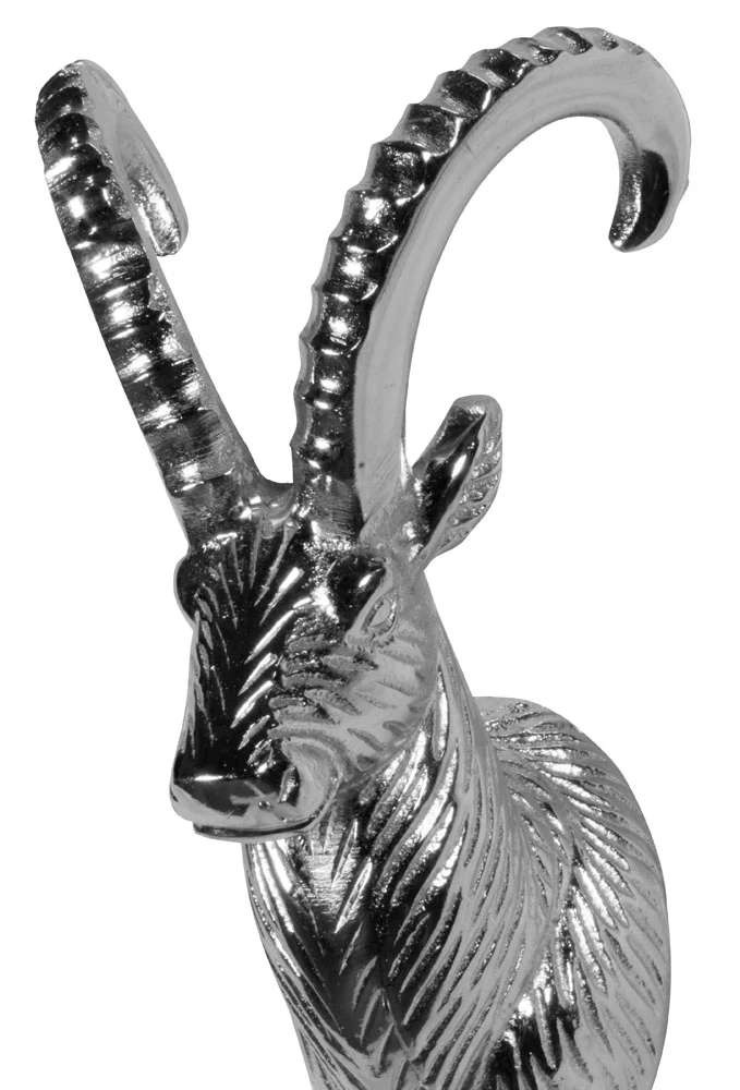 Aluminium Kleiderhaken Steinbock