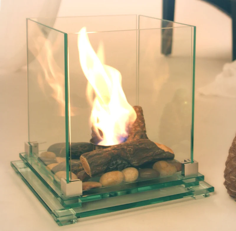 BIO-GLAS-TISCHFEUERSTELLE CUBE I (1024) / VE-4